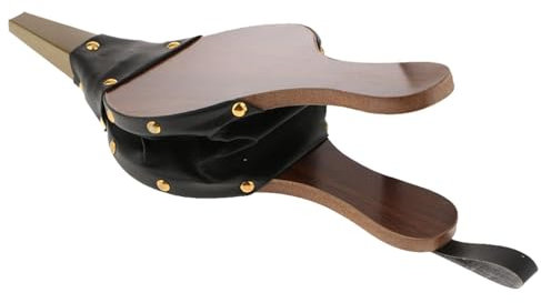 Balg für Feuerstelle - Kaminbalg aus - Holzbalg für Herd, Kamin und Schornstein - Großes Luftgebläse mit Guss-Düse für Outdoor Camping und Indoor