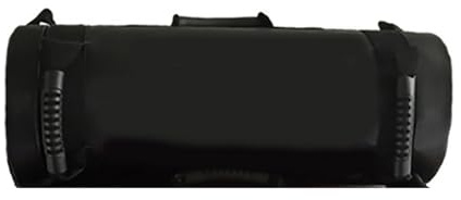 Crepundia Fitness-Sandsack,Trainingssack mit Sandfüllung, 5/10/15/20/25/30kg gefüllt Gewicht Sand Power Bag Stärke Fitness Übung Tasche Gym Training(Black 30kg)