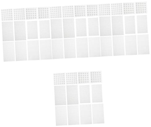 OSALADI 48 Sheets Self-Adhesive Pearls for Nails Hair Pearl Stickers Flat Makeup Decals Craft Jewels Hair Stickers Adhesive Decorations