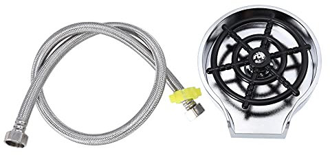 SEWACC 1 ensemble Rinceur de Verre Automatique Acier Inoxydable avec Nettoyeur pour Cuisine Bars et Magasins de