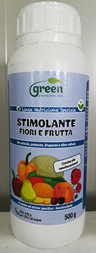 Green Ravenna BIO STIMOLANTE Fiori E Frutta POTENZIATORE Naturale al Carbonio Organico 500 G
