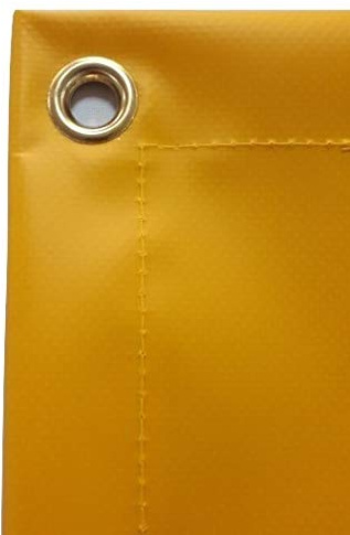 Tarpaulin Covers 100% Waterproof (1.4m x 1m, Yellow)