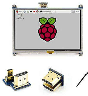 IBest 5inch Resistive Touch Screen Display 800x480 HDMI LCD Touchscreen for Raspberry Pi Model 3 B+/3 B/2 B/B+/B/3 A+/A+/Zero/Zero W, Support Raspbian Ubuntu Kali Retropie