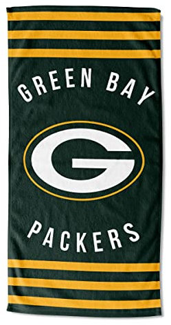 Northwest NFL Green Bay Packers Unisex-Erwachsene Strandtuch, 76,2 x 152,4 cm, Streifen