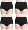 wirarpa Ladies Knickers Cotton Full Briefs High Waisted Underwear Panties for Women Multipack Size 5XL