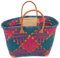 VD Panier Cabas en jonc anses & Coins Cuir renforcé
