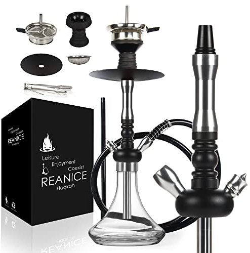 REANICE Paquete de cigarrillos, con un paquete de cigarrillos de cristal y accesorios de Shisha. …