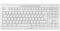 CHERRY STREAM KEYBOARD TKL, Kabelgebundene Tastatur ohne Nummernblock, Deutsches Layout (QWERTZ), Leiser Tastenanschlag, Einzigartiges Tippgefühl, Weiß-Grau