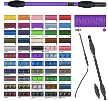 JA Horse Fleck Feldmann Balance Sports Dressurgerte Gerte Reitgerte (100 cm, lila Lavender)