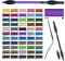 JA Horse Fleck Feldmann Balance Sports Dressurgerte Gerte Reitgerte (100 cm, lila Lavender)