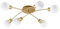 Lindby Deckenlampe Agmar (Modern) in Gold/Messing aus Metall (6 flammig, E14) - Deckenleuchte Lampe Wohnzimmerleuchte