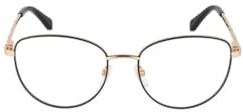 Zadig & Voltaire Brille mit Sehstärke für Damen optional mit Sonnenbrillentönung oder Blaulichtfilter, Schmetterling, gefertigt aus Glas (inklusive Brillenetui)