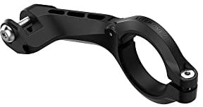 LITEMOVE Frontlicht Lenkermontage Universal Halterung, Black, 31.8/35 mm