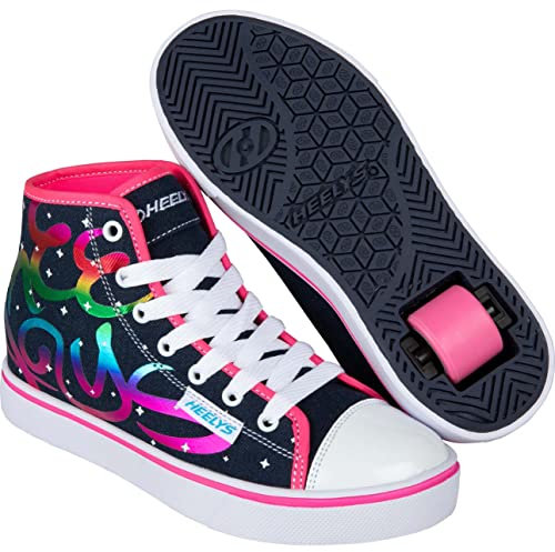 Heelys Unisex Veloz Sneaker, Denim Rainbow, 39 EU