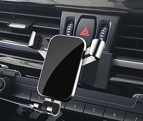 LECREA Auto Handyhalterung für BMW X1 2016-2022/X2 2017-2022, 360° Drehbar Handy KFZ Halterungen, Stabiler und langlebiger Anti-Rutsch-Handyhalter fürs Auto, Auto Zubehör,B Silver
