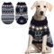 Hjumarayan Hundepullover - Boho Hundepullover Mittelgroße Hunde Weihnachtspullover, Schöne Hunde Pullover mit Geschirr Öffnung, Dicken Hundepulli Französische Bulldogge Labrador (Marineblau XXL)