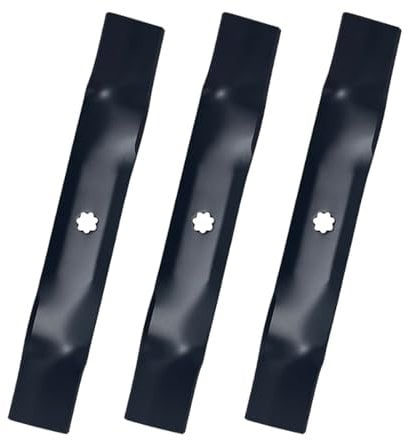 Inren GX21784 Rasenmähermesser für 121,9 cm Schnittdeck, kompatibel mit John Deere 145 155C D140 D150 D160 LA130 LA140 LA145 E140 LA130 S140 X140 Z245, ersetzt GX2177 84 GY2 0852 AM137757 AM141035, 3