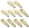 PATIKIL 1/4 Industrial Air Couple Plug, 10Pcs 300PSI Compressor Connect Fittings for Automotive Industry Air Compressors Mechanical Engineering, Copper