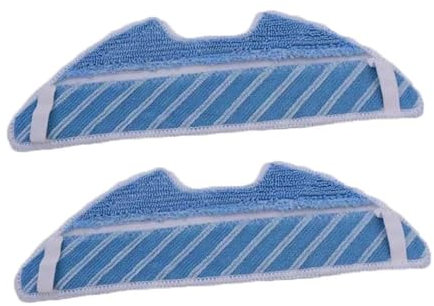 FLYBUG Accesorios compatibles con Conga 1290 1390 1590 Robot Aspirador Cepillo de Rodillo Principal Cepillo Lateral Filtro Hepa paño de fregona repuestos(2 Mop Clothes)