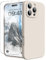 INGIDO for iPhone 16 Pro Max Case, Liquid Silicone Case with Camera Protection Soft Gel Rubber Cover with Microfiber Lining Shockproof Protective Phone Case for iPhone 16 Pro Max 6.9 (Stone)