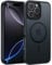 FNTCASE for iPhone 16 Pro-Max Case: Magnetic Matte Translucent Military Grade Drop Protective Phone Case | Shockproof Thin Rugged Durable Protection Bumper Cover Black