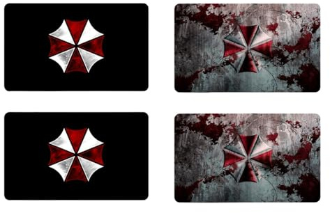 8 Stück Credit Card Skin Aufkleber,Umbrella Debit Card Skin Stickers wasserdicht PVC-Aufkleber Personalisierte DIY Debitkarte für Kreditkarten Bankkarten EBT-Transportkarten,Bus,ID