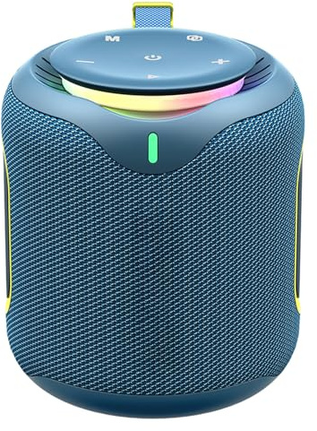 Vvikizy Altoparlante Portatile Wireless 30W Potente Bluetooth con Luci RGB per Campeggio e Feste (#2)