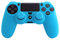 PS4 Silicone Skin + Grips (Blue)