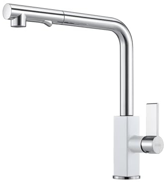 Franke MARIS PULL-OUT SPRAY 115.0392.368 Küchenbatterie verchromt/Polarweiß