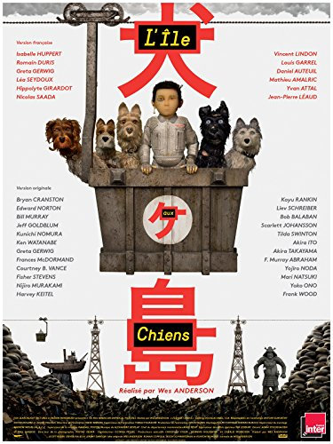 L'Ile aux HUNDES Original-Poster, klein (53 x 40 cm, Rolle) Wes Anderson