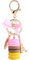 Walfront Porte-clé en Résine et Alliage, Porte-clé Mignon en Forme Macaron avec Tour Eiffel de Différent Couleurs (Rose)