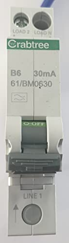 Crabtree 6 AMP TYPE B 6kA 30mA RCBO STARBREAKER 61/BM0630