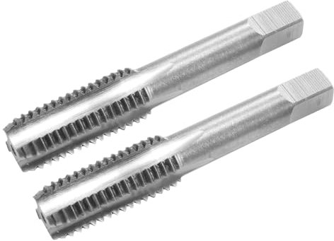 Sourcing Map Metrisches Handgewindegewinde Steigung 4 gerade Rillen H2 Legierung Werkzeugstahl 1 Paar