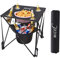 Nice C Klapptisch mit Kühlen Einbauschränken, tragbarem Camping Tisch, Ultralight Compact mit Tragetasche für Outdoor, Strand, Grill, Picknick, Kochen, Festival, Indoor, Büro (Schwarz)