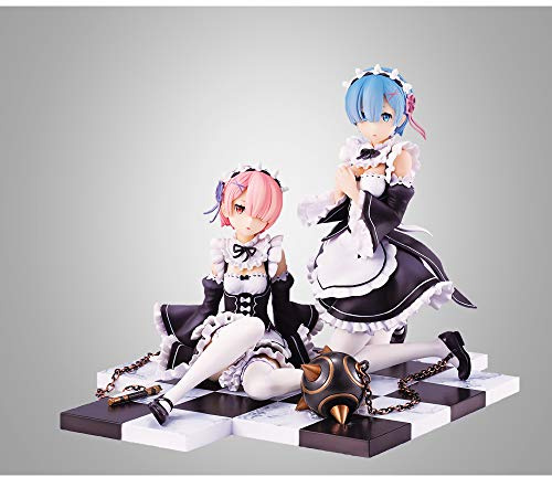 Re:Zero -Starting Life in Another World- PVC Statue 1/8 REM & Ram Special Stand Complete Set 16 cm