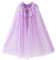 Mantello Principessa Bambina, Mantello Colorato Della Principessa Accessorio Accessorio Scialle Cape Ragazze da Carnevale Principessa Cosplay Costume Travestimento Compleanno Halloween Feste（Viola L）