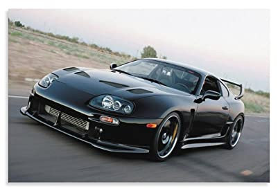 ASDSA JDM-Auto-Poster Toyota Supra Mk4, Leinwand-Kunst, Poster und Wandkunst, Bilddruck, modernes Familien-Schlafzimmer, Dekoration, Poster, 30 x 45 cm