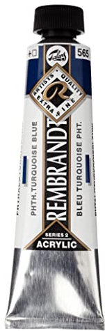 Rembrandt Couleurs Acrylique Tube 40 ML Bleu Turquoise Ftalo 565 (18055652)