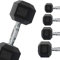 G5 HT SPORT Professionelle gummierte sechseckige Hantel von 1 bis 50 kg | Gewichtheben im Fitnessstudio oder Home Gym | Ergonomischer Rutschfester Griff | einzeln verkauft (30 kg)