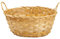 Package of 10 Bamboo Wicker Hampers With Handles Gift Hampers Retail Display Tray Bread Basket (Honey)