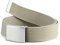 Ladeheid Herren Gürtel männlich Stoffgürtel Sackleinen P90 (Beige, 125 cm x 4 cm)