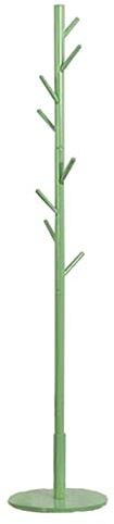 DFANCE Porte Manteau en Bois,Porte-Manteaux sur Pied avec 8 Crochets,Porte-Manteau élégant en Bambou pour Couloir Salon Entrée Chambre et Bureau,Green