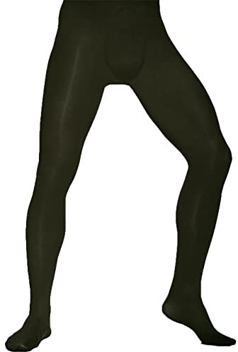 Aurellie Collants opaques Rocky 60 deniers pour homme, vert olive, M/L