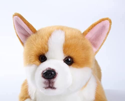 CU-MATE Welsh Corgi Dog Pembroke Simulation Plüschtier, weich, handgefertigt, aus Plüsch, Welpe, Geschenk für Jungen und Mädchen