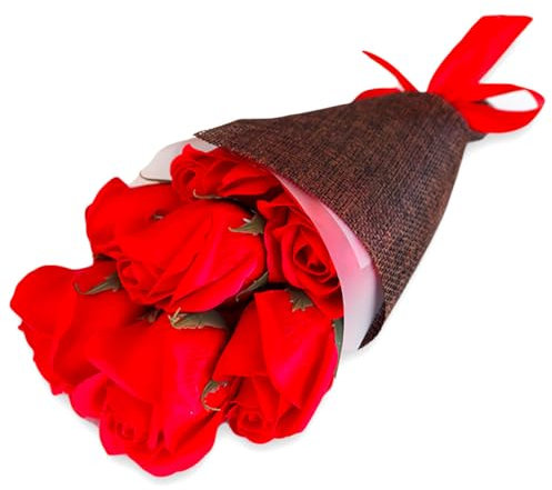 Mikamax Coffret Cadeau Bouquet de Roses Savon