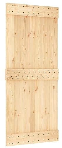 vidaXL Porta NARVIK 90x210 cm in Legno Massello di Pino