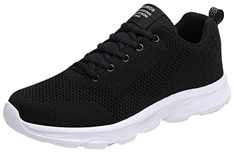 Stivali Uomo Neri Stivali Uomo Alti Neri Scarpe Uomo Trekking estive Scarpe da Ginnastica estive Donna 2023 Sneakers Bianche Uomo Bianco-c 8.99