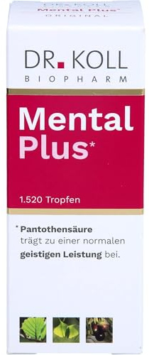 Dr. Koll Mental Plus Tropfen tragen zu einer normalen geistigen Leistung bei, 50 ml Tropfen