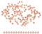 PATIKIL 100 Pack Rose Gold 3mm Gold Filled Round Spacer Beads for Jewelry Making