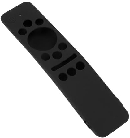 3 Pack Silicone Protective Case for Samsung Smart TV Remote Control Shockproof, Glowing Skin Sleeve Protector with Rope for Samsung Smart 4K Ultra HDTV Remote (Black)